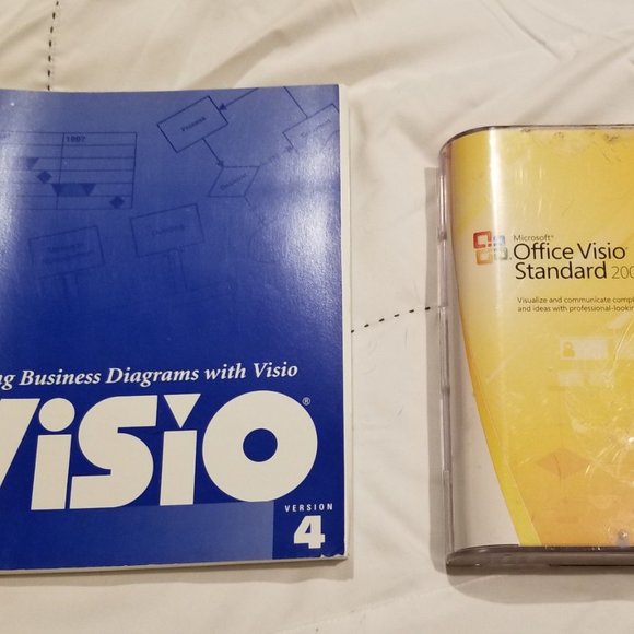 Microsoft Office Visio Standard 2007 & Instructional Book - Picture 1 of 6